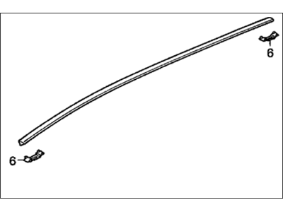 Honda 74306-SV2-003 Molding Assy., R. Roof