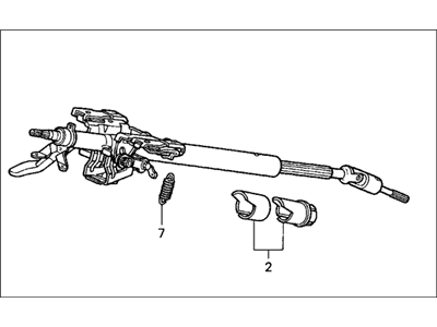 Honda 53200-SV1-A03 Column Assembly, Steering