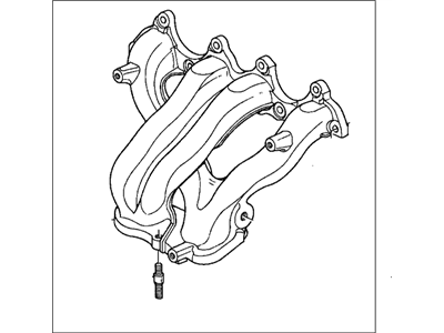 Honda 18000-P0A-010 Manifold Assembly, Exhuast