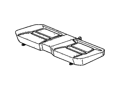 Honda 82132-SV4-A61 Pad, Rear Seat Cushion Molding