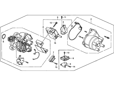 1994 Honda Accord Distributor - 30100-P0A-A01