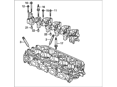 1994 Honda Accord Cylinder Head - 12100-P0B-A00