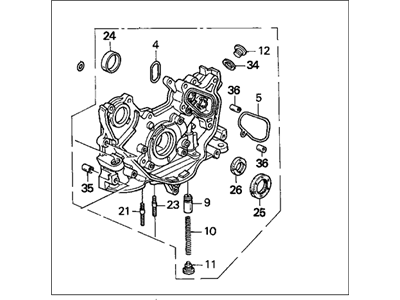 Honda 15100-PT0-020