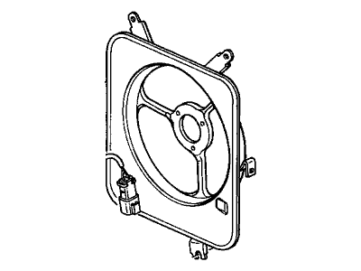 1995 Honda Accord Fan Shroud - 38615-P0A-000