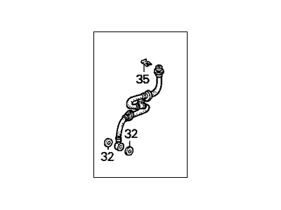 1997 Honda Accord Hydraulic Hose - 01464-SV4-000