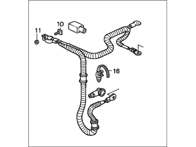 1995 Honda Accord Battery Cable - 32410-SV4-900