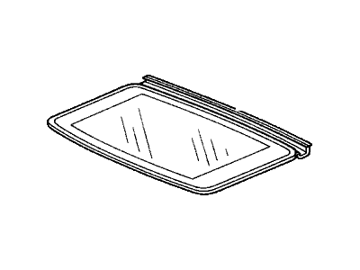 Honda 70200-SV2-A21 Glass Assembly, Roof (Sunroof)