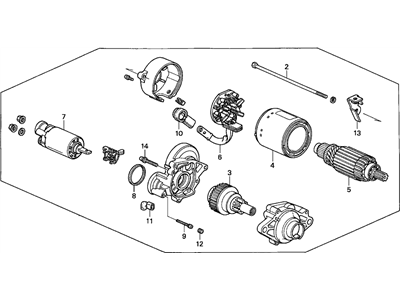 Honda Odyssey Starter Motor - 31200-PT0-906