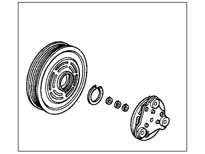 1994 Honda Accord A/C Clutch - 38011-P0A-A04