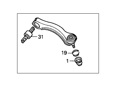 1994 Honda Accord Control Arm - 52390-SM1-A03