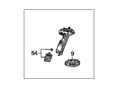 Honda 17040-SV1-L02 Pump Set, Fuel