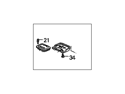 Honda 84533-SCV-A01ZA Lock, Handle *NH361L* (CF GRAY)