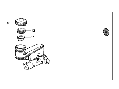 Honda 46100-SCV-A01 Master Cylinder Assembly