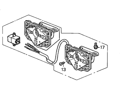 Honda Element Mirror Actuator - 76215-SCV-A11