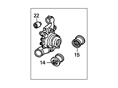 Honda 52210-SCV-A60 Knuckle, Right Rear (Abs)