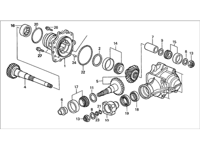 Honda Element Transfer Case - 29000-PZN-000