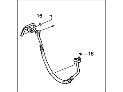 Honda 80315-SCV-A11 Hose, Discharge