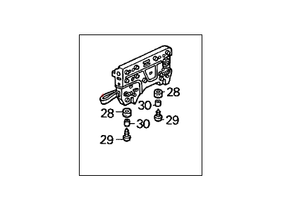 Honda 82221-SCV-A01 Foot, R. RR. Seat (Inner)