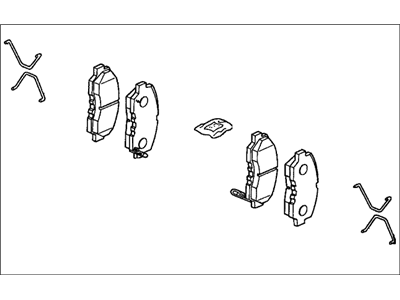 Honda 06450-SCV-A03 Pad Set, Front