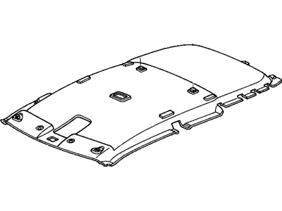 Honda 83200-SCV-A02ZA Lining Assy., Roof *NH220L* (CLEAR GRAY)