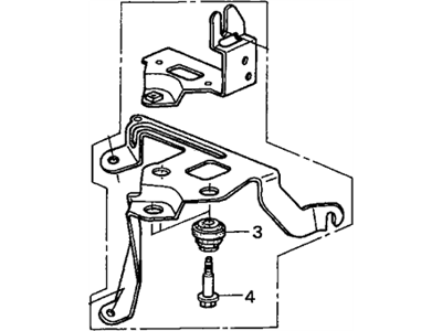 Honda 57115-S9A-000 Bracket, Modulator