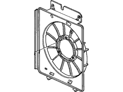 Honda 38615-PZD-A01 Shroud, Air Conditioner