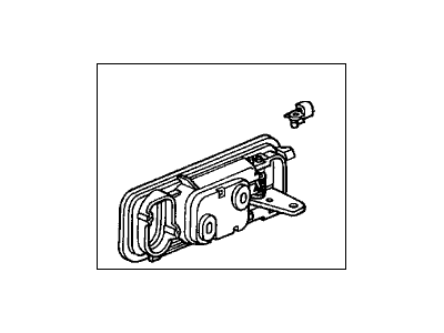 Honda 72165-SCV-A01ZB Case Assembly, Left Front Inside (Gray)