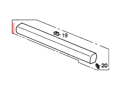 Honda 77109-SCV-A01ZB Panel, Middle Instrument Passenger (Lower) *G60L* (FIELD GREEN)