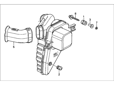 Honda 17230-PZD-305 Chamber Resonator