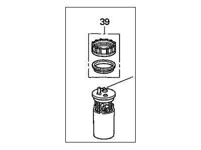 Honda 17045-SCV-A00 Module Assembly, Fuel Pump