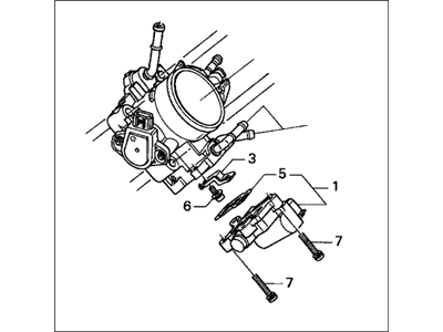 Honda 16400-PZD-A03 Throttle Body Assembly