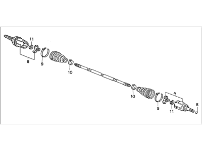 2003 Honda Element Axle Shaft - 42310-SCW-A00