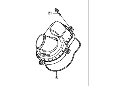 Honda 17202-PZD-A00 Cover, Air Cleaner