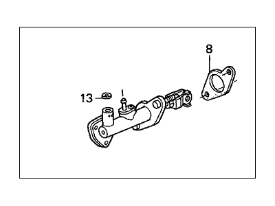 Honda 46920-S7A-A03 Master Cylinder Assembly, Clutch