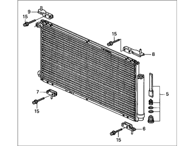 2006 Honda Element A/C Condenser - 80110-SCV-A02