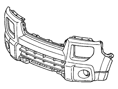 Honda 04711-SCV-A70ZZ Face, Front Bumper (Dot) (Primered)