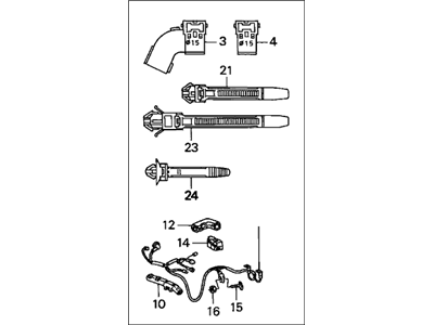 Honda 32111-PZD-A51 Sub-Wire, Starter