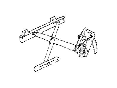 1984 Honda Accord Window Regulator - 75310-SA6-013