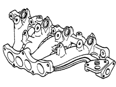 1985 Honda Accord Intake Manifold - 17101-PD6-660