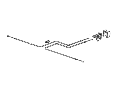 1985 Honda Accord Hood Cable - 63450-SA5-675