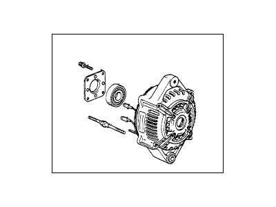 Honda 31109-PD2-024 Frame Assembly, Drive End