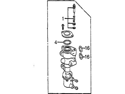 1985 Honda Accord Idle Control Valve - 16500-PD6-661