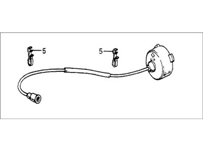 1984 Honda Accord Spark Plug Wire - 32723-PD2-661