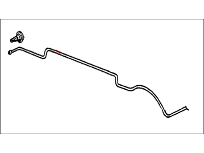 Honda 17720-SA5-020 Pipe A, Vent