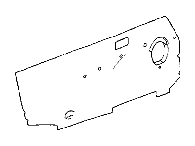 Honda 75836-SA5-682 Seal A, L. FR. Door Panel