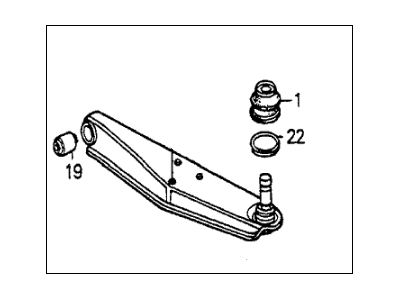 1985 Honda Accord Control Arm - 51360-SA5-020