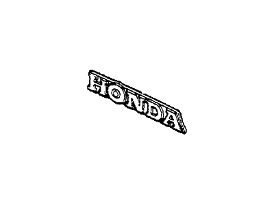 Honda 87301-SA5-980 Emblem, Rear