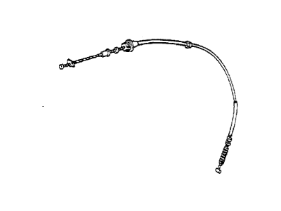 1984 Honda Accord Accelerator Cable - 17910-SA5-671