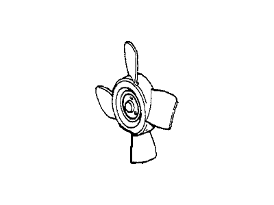 1984 Honda Accord Fan Blade - 38611-PD2-003