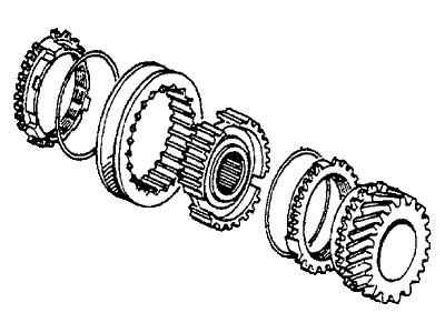 Honda 23442-PC8-315 Gear Set, Mainshaft Third